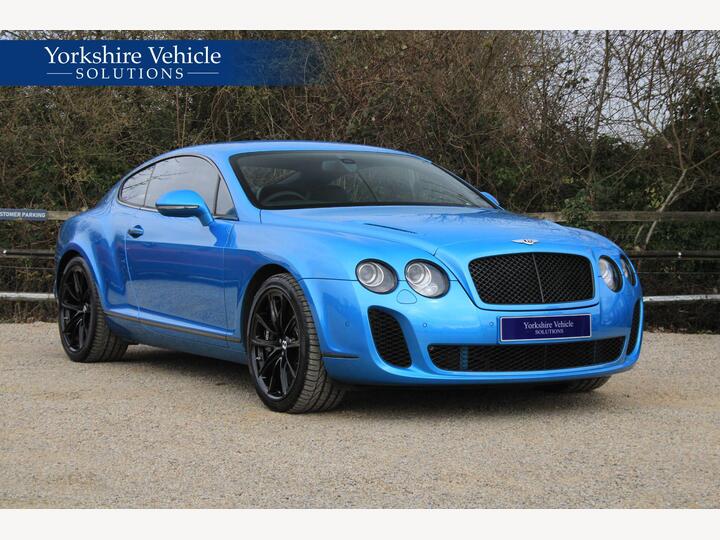 Bentley Continental 6.0 FlexFuel GT Supersports Auto 4WD Euro 5 2dr Bentley Continental 6.0 FlexFuel GT Supersports Auto 4WD Euro 5 2dr