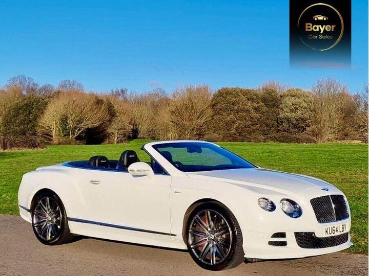 Bentley CONTINENTAL GT SPEED 6.0 W12 GTC Speed Auto 4WD Euro 5 2dr