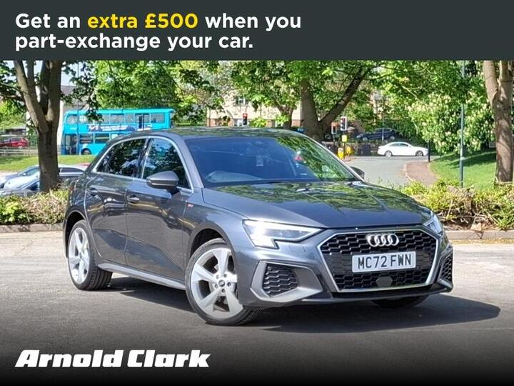 Audi A3 1.4 TFSIe 40 S Line Sportback S Tronic Euro 6 (s/s) 5dr 13kWh