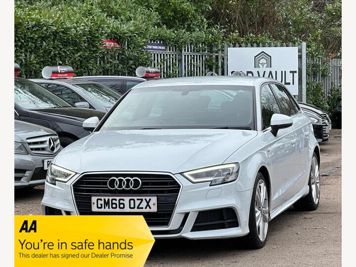 Audi A3 2.0 TDI S Line Sportback S Tronic Auto 6Spd Euro 6 (s/s) 5dr