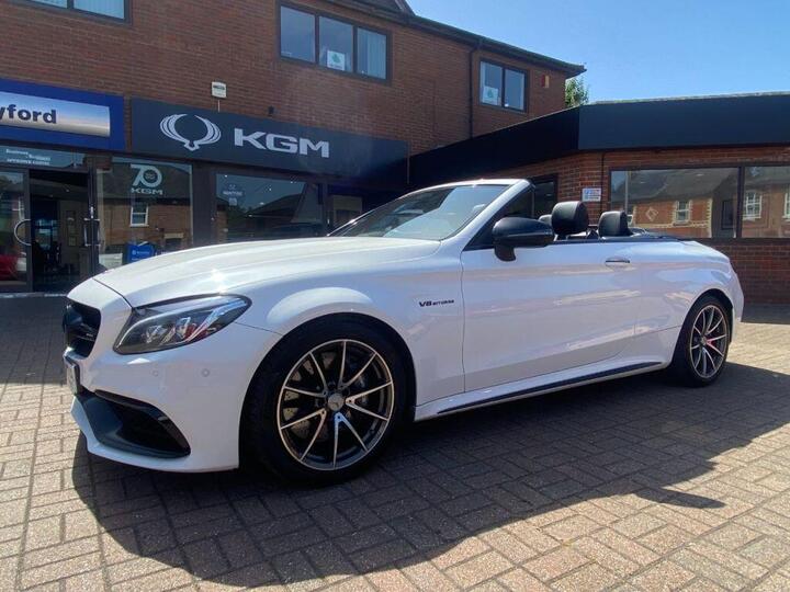 Mercedes-Benz C Class 4.0 C63 V8 BiTurbo AMG (Premium) Cabriolet SpdS MCT Euro 6 (s/s) 2dr