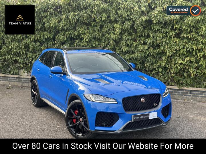 Jaguar F-PACE 5.0 V8 SVR Quickshift AWD Euro 6 (s/s) 5dr