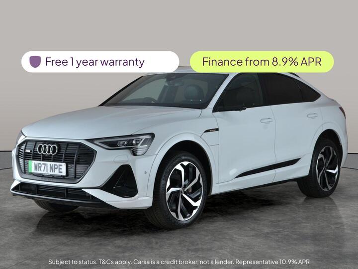 Audi E-tron 55 Black Edition Sportback Auto Quattro 5dr 95kWh (11kW Charger)