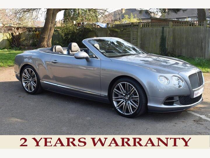 Bentley Continental 6.0 W12 GTC Speed Auto 4WD Euro 5 2dr