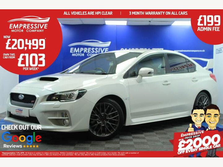 Subaru WRX STI 2.5T Type UK 4WD Euro 6 4dr