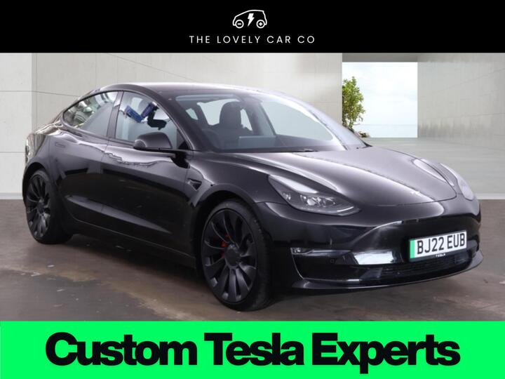 Tesla MODEL 3 (Dual Motor) Performance Auto 4WDE 4dr (Performance Upgrade)
