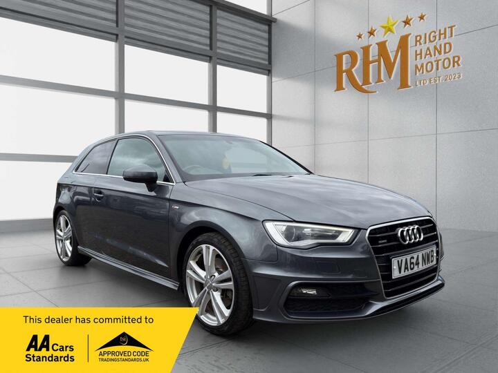 Audi A3 2.0 TDI S Line S Tronic Quattro Euro 6 (s/s) 3dr