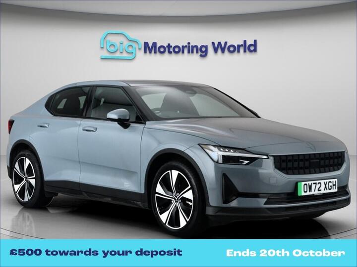 Polestar Polestar 2 Single Motor 69kWh Standard Range Fastback Auto FWD 5dr