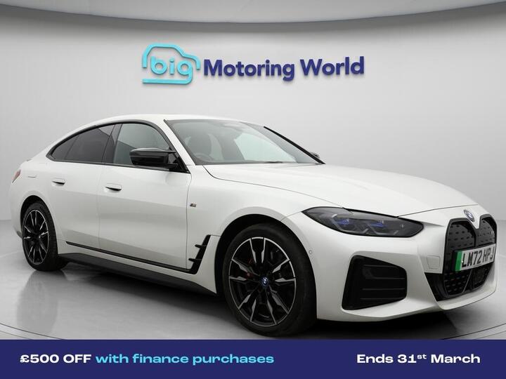 BMW I4 M50 83.9kWh Gran Coupe Auto 4WD 5dr