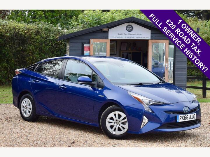 Toyota PRIUS 1.8 VVT-h Excel CVT Euro 6 (s/s) 5dr (15in Alloy)