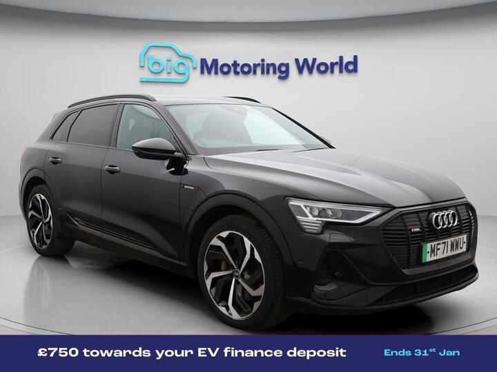 Audi E-tron 50 Black Edition Auto Quattro 5dr 71.2kWh (11kW Charger)