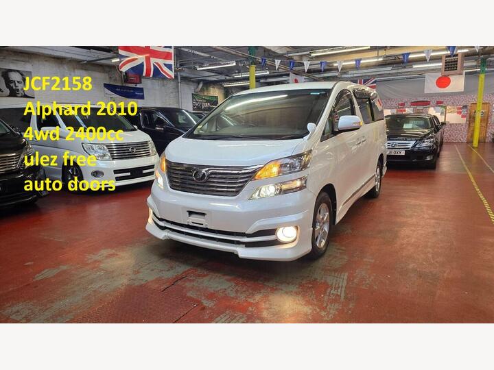 Toyota Vellfire 2.4 Auto 8 Seats 4wd Ulez Free