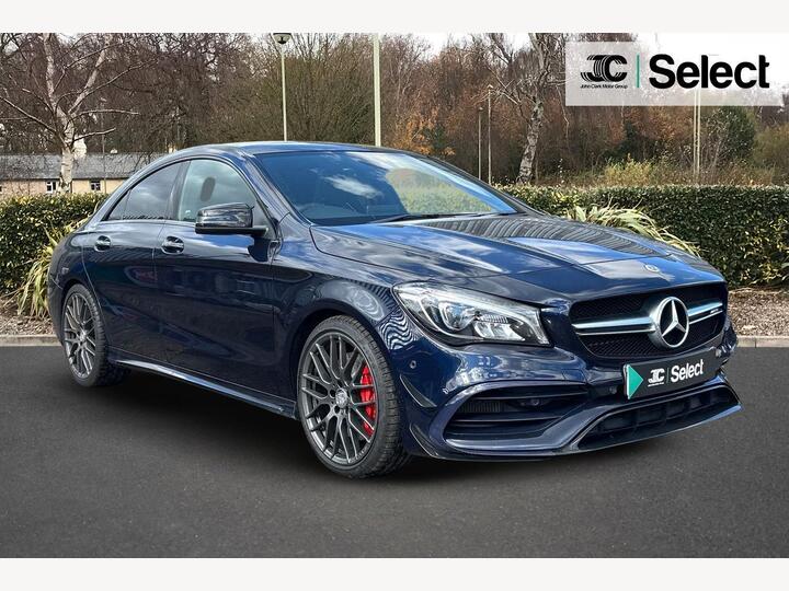 Mercedes-Benz CLA 2.0 CLA45 AMG Coupe SpdS DCT 4MATIC Euro 6 (s/s) 4dr Mercedes-Benz CLA 2.0 CLA45 AMG Coupe SpdS DCT 4MATIC Euro 6 (s/s) 4dr