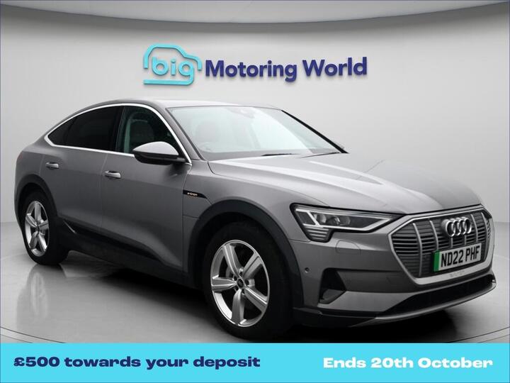 Audi E-tron 50 Technik Sportback Auto Quattro 5dr 71.2kWh (11kW Charger)