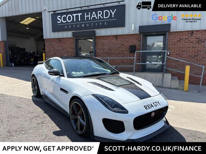 Jaguar F-TYPE COUPE 5.0 V8 R Coupe 2dr Petrol Auto Euro 5 (s/s) (550 Ps) DELIVERY AVAILABLE LOW RATE FINANCE