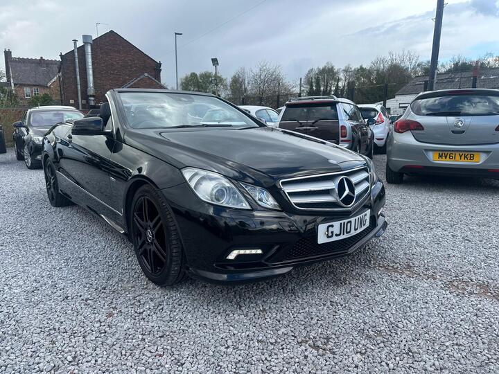 Mercedes-Benz E Class 3.0 E350 CDI V6 BlueEfficiency Sport Cabriolet G-Tronic Euro 5 2dr