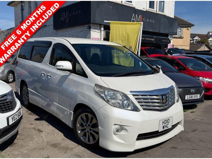 Toyota ALPHARD 2.4 Automatic Petrol White 5dr 7 SEATER/ NEW MOT/ SERVICE