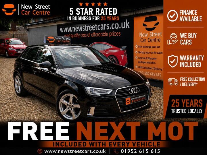 Audi A3 2.0 TDI Sport Sportback Euro 6 (s/s) 5dr