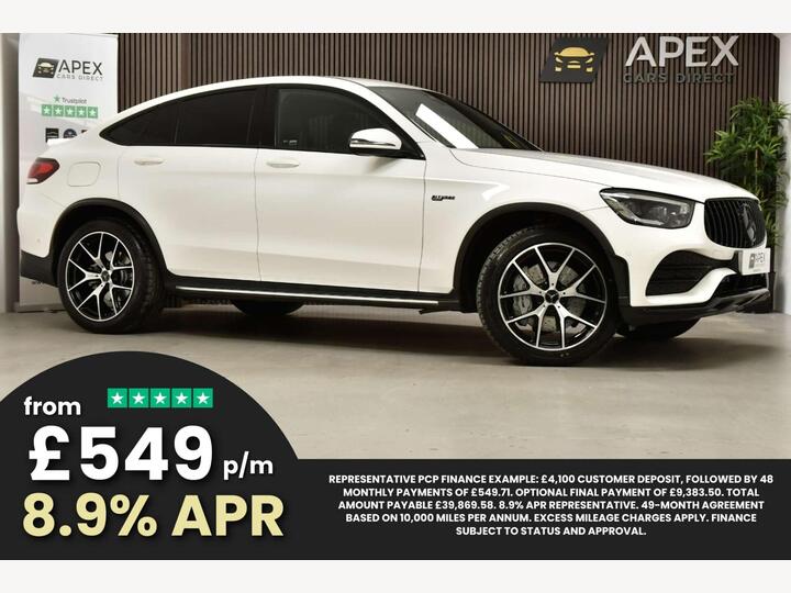 Mercedes-Benz GLC 3.0 GLC43 V6 AMG (Premium) Coupe G-Tronic+ 4MATIC Euro 6 (s/s) 5dr