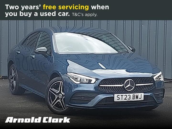 Mercedes-Benz CLA 1.3 CLA250e 15.6kWh AMG Line (Premium) Coupe 8G-DCT Euro 6 (s/s) 4dr Mercedes-Benz CLA 1.3 CLA250e 15.6kWh AMG Line (Premium) Coupe 8G-DCT Euro 6 (s/s) 4dr