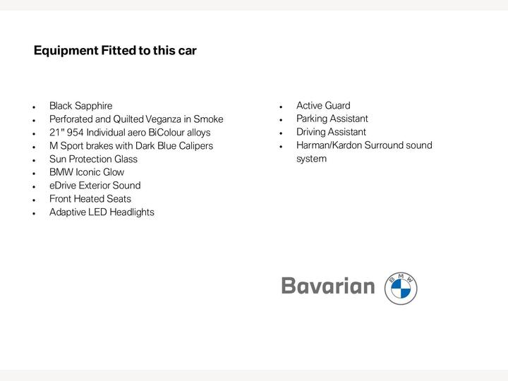 BMW I5 40 83.9kWh M Sport Pro Auto EDrive 4dr (11kW Charger)