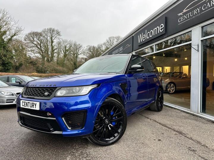 Land Rover RANGE ROVER SPORT 5.0 V8 SVR Auto 4WD Euro 6 (s/s) 5dr Land Rover RANGE ROVER SPORT 5.0 V8 SVR Auto 4WD Euro 6 (s/s) 5dr