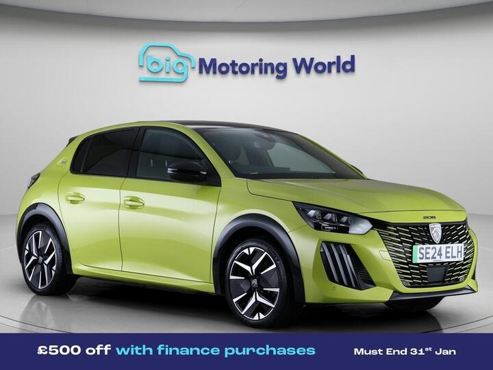Peugeot E-208 51kWh GT Auto 5dr (7.4kW Charger)