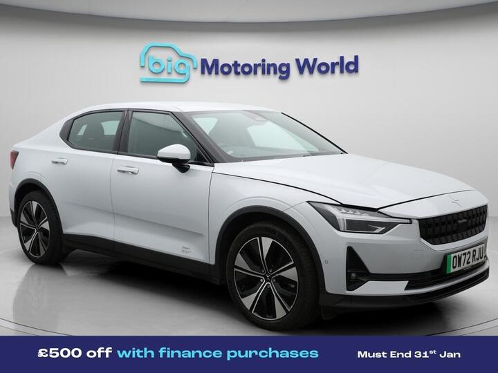 Polestar Polestar 2 Dual Motor 78kWh Long Range Fastback Auto 4WDE 5dr Polestar Polestar 2 Dual Motor 78kWh Long Range Fastback Auto 4WDE 5dr