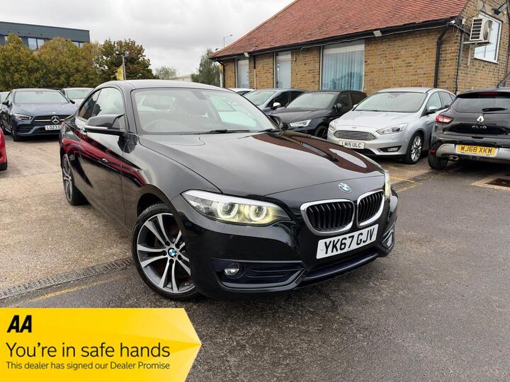 BMW 2 Series 2.0 220d Sport Auto Euro 6 (s/s) 2dr