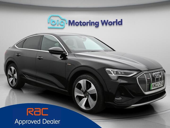 Audi E-tron 50 S Line Sportback Auto Quattro 5dr 71.2kWh (11kW Charger)