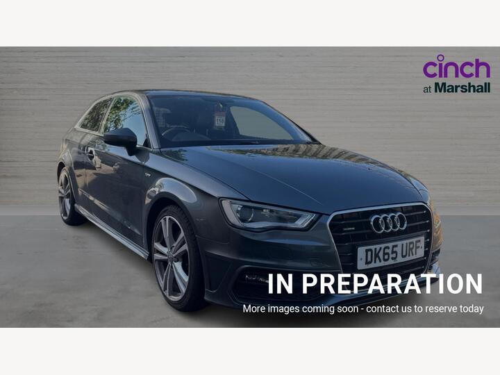 Audi A3 2.0 TDI S Line S Tronic Quattro Euro 6 (s/s) 3dr (Nav)