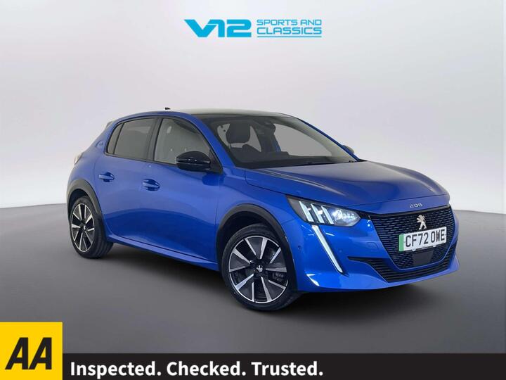 Peugeot E-208 50kWh GT Auto 5dr (7.4kW Charger)