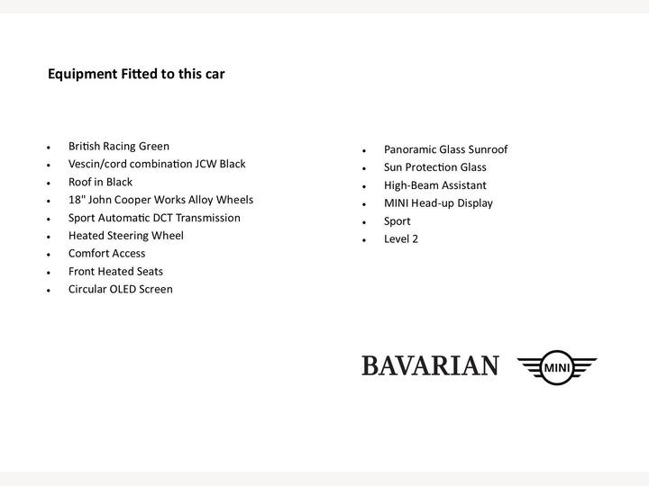 MINI Hatch 2.0 John Cooper Works Steptronic Euro 6 (s/s) 3dr