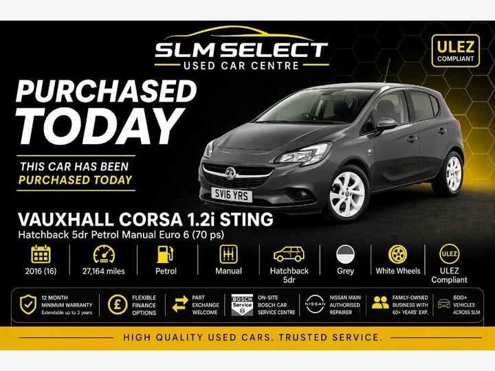 Vauxhall Corsa 1.2i Sting Euro 6 5dr