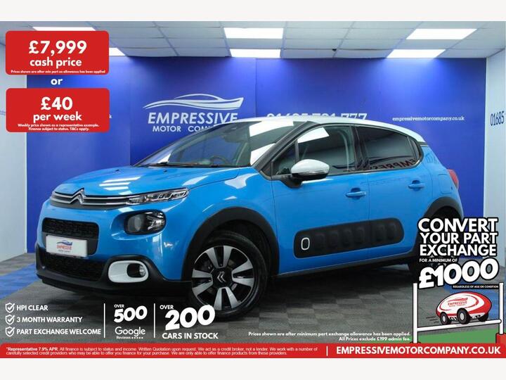 Citroen C3 1.2 PureTech Flair Euro 6 5dr Citroen C3 1.2 PureTech Flair Euro 6 5dr