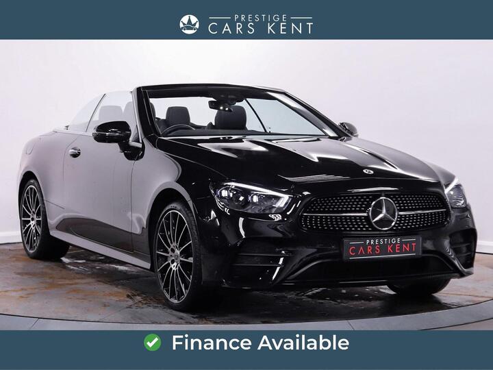 Mercedes-Benz E Class 2.9 E400d AMG Line Night Edition (Premium Plus) Cabriolet G-Tronic+ 4MATIC Euro 6 (s/s) 2dr Mercedes-Benz E Class 2.9 E400d AMG Line Night Edition (Premium Plus) Cabriolet G-Tronic+ 4MATIC Euro 6 (s/s) 2dr