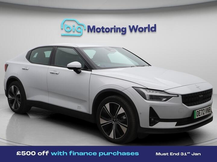 Polestar Polestar 2 Single Motor 69kWh Standard Range Fastback Auto FWD 5dr