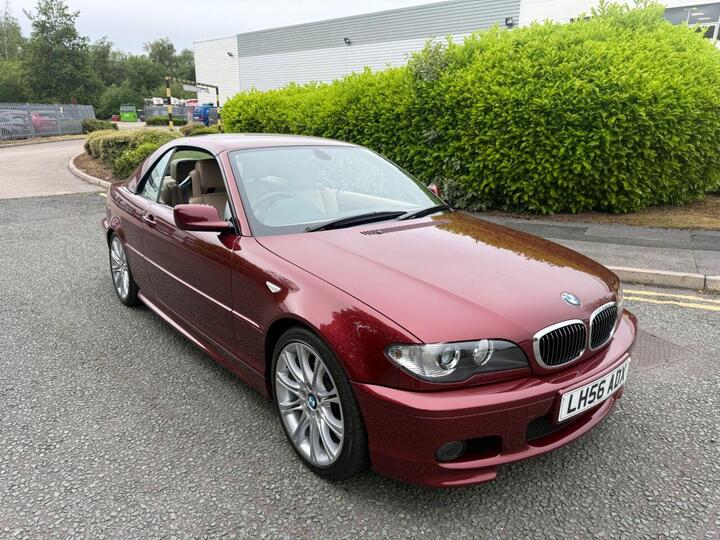 BMW 3 SERIES 2.2 320CI M SPORT EDITION INDIVIDUAL 2d AUTO 168 BHP-1 Family Owner From New-Finished In Individual Ruby Red Metallic-Heated Beige Dakota Leather Upho