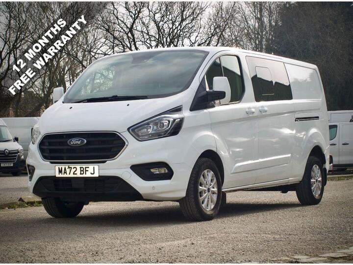 Ford TRANSIT CUSTOM 2.0 300 EcoBlue Limited Crew Van L2 H1 Euro 6 (s/s) 5dr Ford TRANSIT CUSTOM 2.0 300 EcoBlue Limited Crew Van L2 H1 Euro 6 (s/s) 5dr