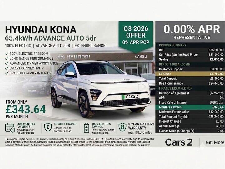 Hyundai KONA 65.4kWh Advance Auto 5dr