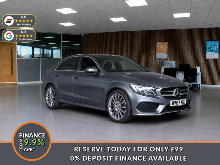 Mercedes-Benz C CLASS 2.0 C200 AMG Line (Premium) G-Tronic+ Euro 6 (s/s) 4dr
