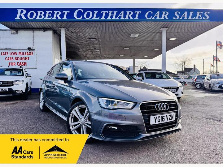 Audi A3 2.0 TDI S Line Sportback Euro 6 (s/s) 5dr (Nav)