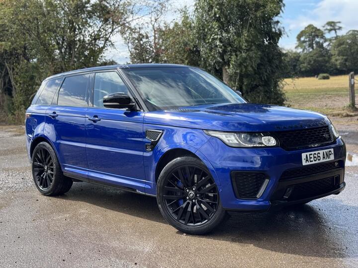 Land Rover Range Rover Sport 5.0 V8 SVR Auto 4WD Euro 6 (s/s) 5dr Land Rover Range Rover Sport 5.0 V8 SVR Auto 4WD Euro 6 (s/s) 5dr