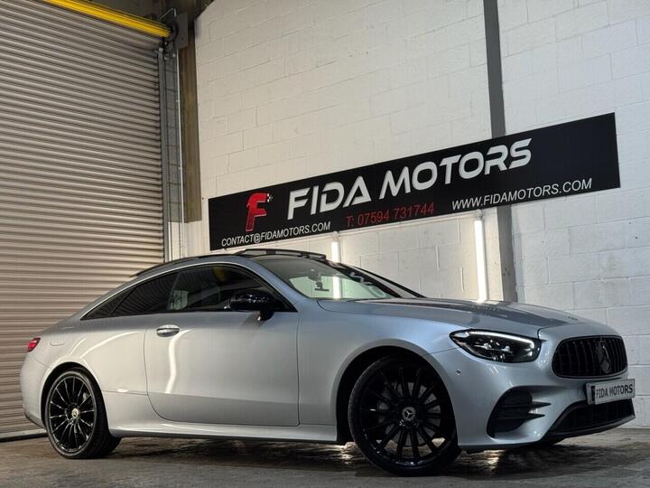 Mercedes-Benz E-CLASS 2.0 E220d AMG Line Night Edition (Premium Plus) G-Tronic+ Euro 6 (s/s) 2dr Mercedes-Benz E-CLASS 2.0 E220d AMG Line Night Edition (Premium Plus) G-Tronic+ Euro 6 (s/s) 2dr