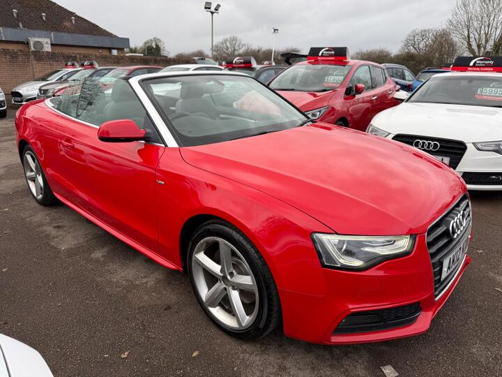 Audi A5 Cabriolet 2.0 TFSI S Line Multitronic Euro 5 (s/s) 2dr Audi A5 Cabriolet 2.0 TFSI S Line Multitronic Euro 5 (s/s) 2dr