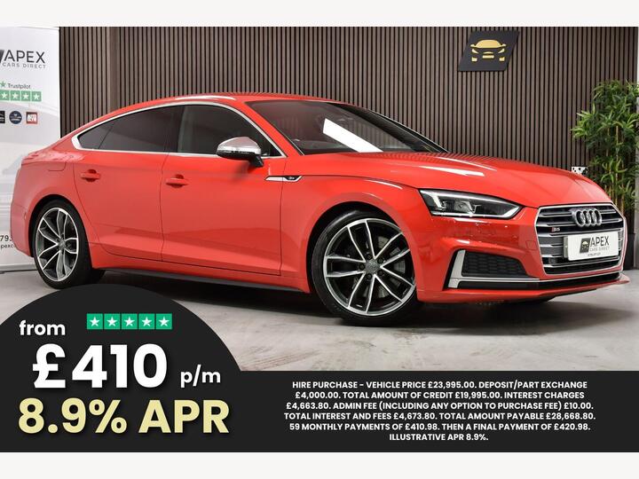 Audi S5 3.0 TFSI V6 Sportback Tiptronic Quattro Euro 6 (s/s) 5dr