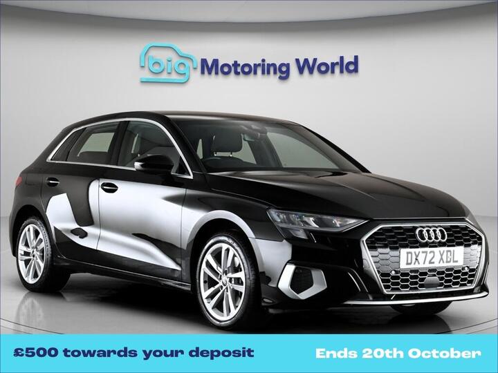 Audi A3 1.4 TFSIe 40 Sport Sportback S Tronic Euro 6 (s/s) 5dr 13kWh