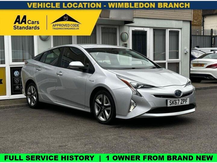Toyota PRIUS 1.8 VVT-h Business Edition Plus CVT Euro 6 (s/s) 5dr (15in Alloy)