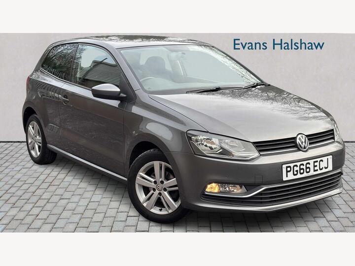 Volkswagen POLO HATCHBACK 1.0 BlueMotion Tech Match Euro 6 (s/s) 3dr Volkswagen POLO HATCHBACK 1.0 BlueMotion Tech Match Euro 6 (s/s) 3dr