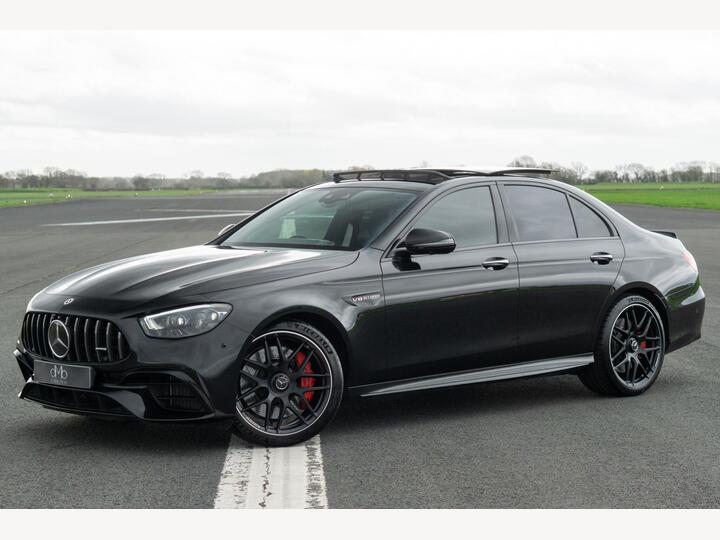 Mercedes-Benz E Class 4.0 E63 V8 BiTurbo AMG S Night Edition (Premium Plus) SpdS MCT 4MATIC+ Euro 6 (s/s) 4dr Mercedes-Benz E Class 4.0 E63 V8 BiTurbo AMG S Night Edition (Premium Plus) SpdS MCT 4MATIC+ Euro 6 (s/s) 4dr